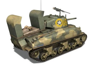 m4a1 sherman - 16 3D Model