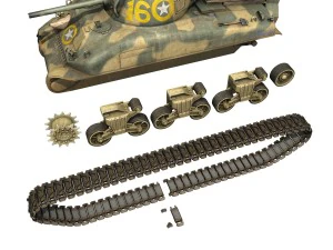 m4a1 sherman - 16 3D Model