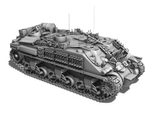 m4 sherman arv mki - 151083 3D Model