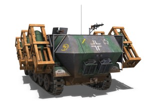 sdkfz 251-1 ausfc - ground stuka - 24pd 3D 模型