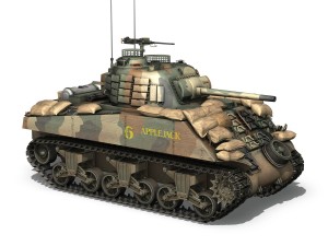 m4a3 sherman - applejack 3D Model