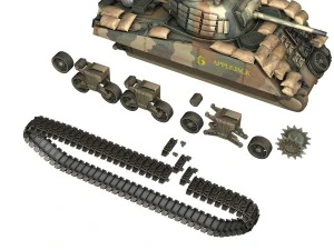 m4a3 sherman - applejack 3D Model