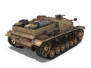 stug iii - ausfg - 312 - mid production Modello 3D