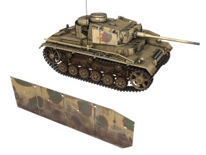 pzkpfw iii - panzer 3 - ausfm - 421 Modelo 3D