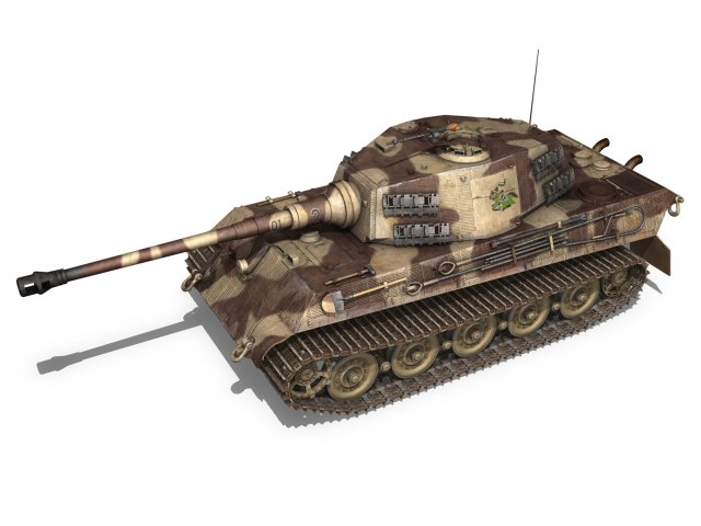 panzerkampfwagen vi - ausf b - tiger ii - 201 3D Model in Tank 