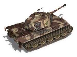 panzerkampfwagen vi - ausf b - tiger ii - 201 3Dモデル