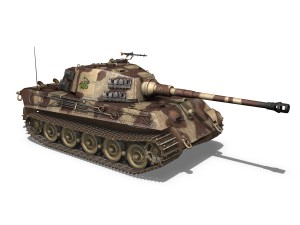 panzerkampfwagen vi - ausf b - tiger ii - 201 3Dモデル