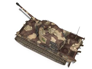 panzerkampfwagen vi - ausf b - tiger ii - 201 3D Model