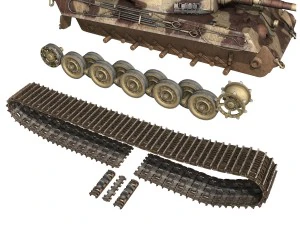 panzerkampfwagen vi - ausf b - tiger ii - 201 3D Model