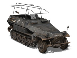 sdkfz 251 ausf b - communications vehicle - 8pd 3D 모델