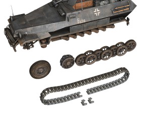 sdkfz 251 ausf b - communications vehicle - 8pd 3D 모델