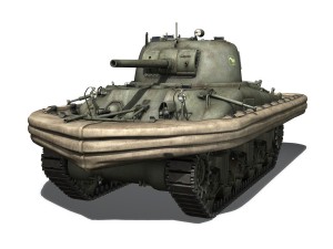 m4 sherman mkiii - duplex drive Modelo 3D