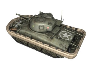 m4 sherman mkiii - duplex drive Modelo 3D