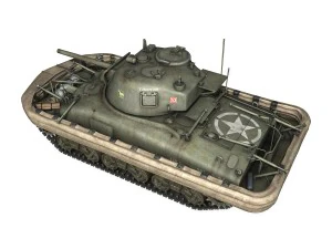 m4 sherman mkiii - duplex drive 3D Model