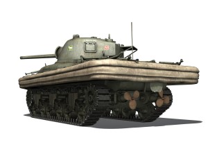 m4 sherman mkiii - duplex drive Modelo 3D