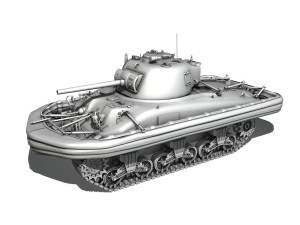 m4 sherman mkiii - duplex drive Modelo 3D