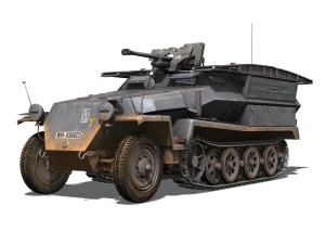 sdkfz 251 ausf c - assault engineer vehicle - 7pd 3D-Modell