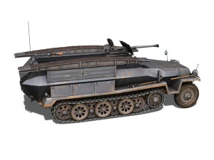sdkfz 251 ausf c - assault engineer vehicle - 7pd 3D-Modell