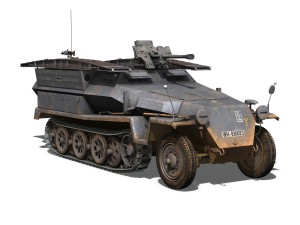 sdkfz 251 ausf c - assault engineer vehicle - 7pd 3D-Modell