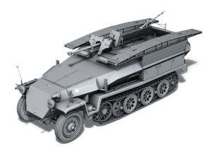 sdkfz 251 ausf c - assault engineer vehicle - 7pd 3D-Modell