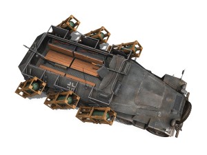 sdkfz 251 ausf b - walking stuka - 11pd 3D 模型