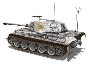 panzerbefehlswagen tiger - ausf b - iii 3D Модель