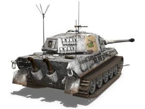panzerbefehlswagen tiger - ausf b - iii 3D Model