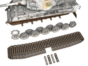 panzerbefehlswagen tiger - ausf b - iii 3D Модель
