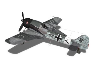 focke wulf - fw190 a8 - stab iv Modello 3D