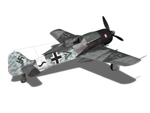 focke wulf - fw190 a8 - stab iv Modello 3D