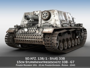 stuig 33b - self-propelled heavy infantry - g7 3D मॉडल