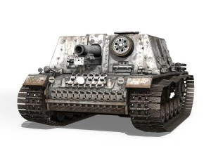 stuig 33b - self-propelled heavy infantry - g7 3D Model