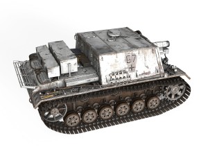 stuig 33b - self-propelled heavy infantry - g7 3D Model