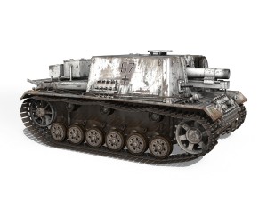 stuig 33b - self-propelled heavy infantry - g7 3D Model