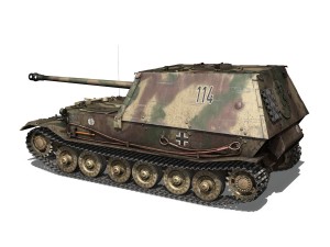 ferdinand tank destroyer - tiger p - 114 3Dモデル