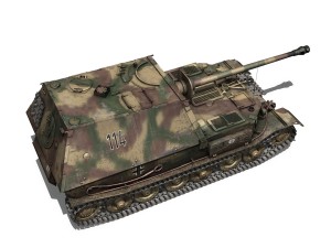 ferdinand tank destroyer - tiger p - 114 3Dモデル