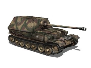 ferdinand tank destroyer - tiger p - 114 3Dモデル