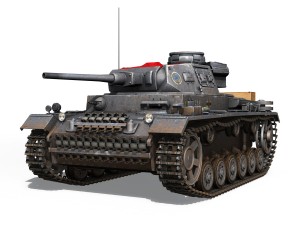 pzkpfw iii - panzer 3 - ausfj - 614 Model 3D