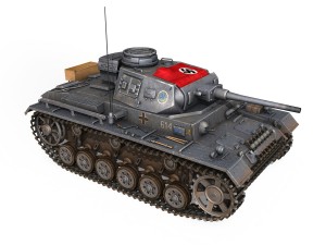 pzkpfw iii - panzer 3 - ausfj - 614 Model 3D