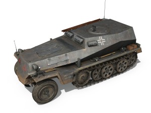 sdkfz 253 - beob pz wg - stug abt 191 Modèle 3D