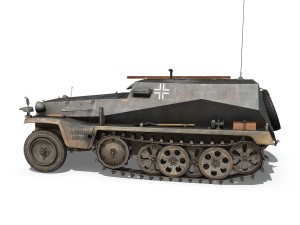 sdkfz 253 - beob pz wg - stug abt 191 Modèle 3D