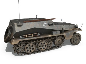 sdkfz 253 - beob pz wg - stug abt 191 Modèle 3D