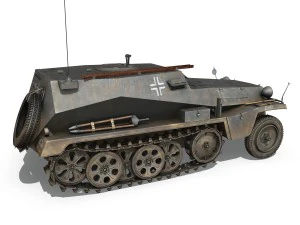 sdkfz 253 - beob pz wg - stug abt 191 3D Model