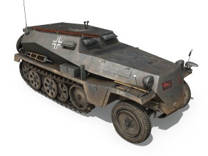 sdkfz 253 - beob pz wg - stug abt 191 Modèle 3D