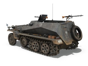 sdkfz 250 - halftruck - pzgrendiv 3D 模型