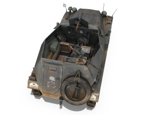 sdkfz 250 - halftruck - pzgrendiv 3D 模型