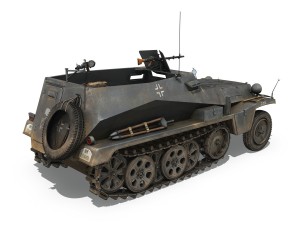 sdkfz 250 - halftruck - pzgrendiv 3D 模型