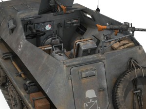 sdkfz 250 - halftruck - pzgrendiv 3D 模型