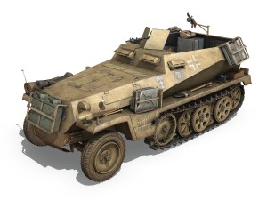 sdkfz 250 - halftruck - 10pd 3D Model