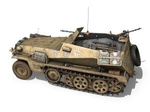 sdkfz 250 - halftruck - 10pd 3D Model